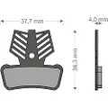 Brenta Ciclo Light Tech Xo-elixir Trail/rsc/r/t Avid/sram Skivebremseklodser