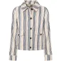 Pepe Jeans Pepe Jeanstil kvinder. PL402423 Bea jakke hvid, blå (M), Casual, Viscose