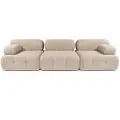 Hannah Home - 3-sæders sofa Puca - Natur - 3-pers. sofaer - - Homeroom