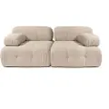 Hannah Home - Sofa med 2 sæder Puca - Natur - 2-pers. sofaer - - Homeroom