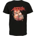 Mc Clothes Anthrax Fistfull Of Metal T-shirt Med Korte ærmer