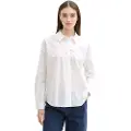 Tom Tailor Dot Structure Langærmet Bluse
