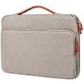 24hShop Vandafvisende polyestertaske til bærbar computer, op til 15,4" - beige