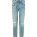Pepe Jeans Pepe Jeanstil mænd. PM207696 Jeans Tapered Tinted Destroy blå (34/34), Casual, Denim, Økologisk bomuld, Bæredygtig