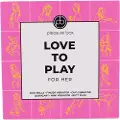 Pleasure Box Love to Play - vibratorsæt - 6 dele (pink-lilla)