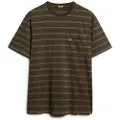 Superdry Textured Stripe Pocket T-shirt Med Korte ærmer