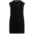 Superdry Velvet Bodycon ærmeløs Kort Kjole