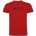 Kruskis Sleep Eat And Ski T-shirt Med Korte ærmer