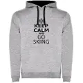 Kruskis Keep Calm And Go Skiing Two-colour Hættetrøje