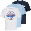 Jack & Jones Elogo T-shirt Med Korte ærmer 3 Enheder