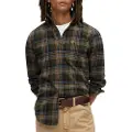 Superdry Superdrytil mænd. M4010727A Grøn skovhugger-skjorte (M), Casual, Bomuld, Lange ærmer