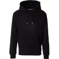 Superdry Superdrytil mænd. M2013110A Sweatshirt med hætte og logo Essential sort (S), Casual, Bomuld, Lange ærmer, Bæredygtig
