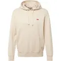Levi's Levi'stil mænd. 34581-0039 Housemark sweatshirt i beige (S), Casual, Bomuld, Lange ærmer
