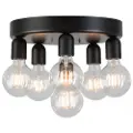 BELID - Plafond 6 a Regal diameter 32 - Sort - Plafonder - - Homeroom