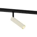 QAZQA Moderne spotlight beige med sort til 1-faset skinnesystem - Slimline Uzzy