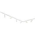 QAZQA Moderne skinnesystem med 6 spots beige og hvid 1-faset - Slimline Uzzy