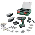 Bosch Universaldrill 18 2x1.5ah+systembox+241 Tilbehør Elektrisk Skruetrækker