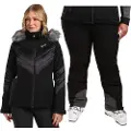 KILPI Lin, skijakke, plus size, dame, sort