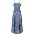 Pepe Jeans Pepe Jeanstil kvinder. PL953582 Mariela-kjole blå (XL), Casual, Bomuld, Uden ærmer/stropper, Bæredygtig