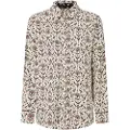 Pepe Jeans Pepe Jeanstil kvinder. PL304949 Passion skjorte off-white ecru (S), Hvid, Casual, Viscose, Lange ærmer