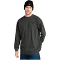G-Star G-Startil mænd. D25163-C756-B564 Pigmentgrå T-shirt (XS), Casual, Lange ærmer, Økologisk bomuld, Bæredygtig