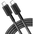 Anker 322 USB-C to USB-C Nylon cable - 1.8m - Black