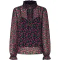 Pepe Jeans Pepe Jeanstil kvinder. PL304945 Bluse Octavia navy (S), Casual, Polyester, Lange ærmer, Blå