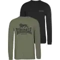 Lonsdale Ayrshire T-shirt Med Lange ærmer 2 Enheder