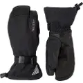 Hestra Powder Gauntlet, 3-finger skihandsker, sort