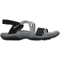 SKECHERS Skecherstil kvinder. 163112 Sandaler Reggae slim grå (41), Fast, Velcro, Casual