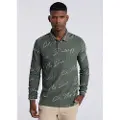 Bendorff Bendorfftil mænd. 830235077 Langærmet grøn polo shirt (XL), Casual, Bomuld, Klassisk, Lange ærmer
