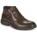 Fluchos Fluchostil mænd. F1305 Lædersko F1305 Mørkebrun (46), Fast, 1-3 cm, Casual