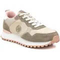 Xti Xtitil mænd. 14359401-KAKI Træningssko i læder 143594 grøn (41), Fast, Blonder, Casual
