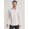 Bendorff Bendorfftil mænd. 840375265 Langærmet oxfordskjorte med flerfarvede striber (XL), Casual, Flerfarvet, Bomuld, Klassisk, Lange ærmer