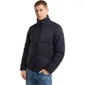G-Star G-Startil mænd. D25453-D199-C742 Vatteret quiltet jakke navy (XL), Casual, Genanvendt polister, Bæredygtig, Blå