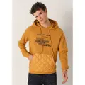 LOIS Jeans Lois Jeanstil mænd. 165663390 Sweatshirt med hætte og grafisk print gul (XXL), Casual, Bomuld, Lange ærmer