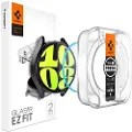 Spigen Samsung Galaxy Watch7 Spigen Glas.tR Ez Fit Skærmbeskyttelse Hærdet Glas - 9H - 40mm - 2 Stk.