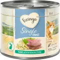 Feringa Økonomipakke: 12 x 200 g Feringa Single Meat Menu - Kanin, Pastinak & Katteurt