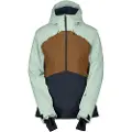 SCOTT Ultimate Dryo 10, skijakke, dame, lysegrøn/brun