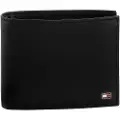 Tommy Hilfiger Tommy Hilfigertil mænd. AM0AM00657 Læderpung Eton Trifold sort -13x3x10cm (OSFA), Casual