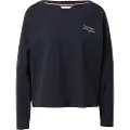 Tommy Hilfiger Tommy Hilfigertil kvinder. UW0UW04153 Langærmet T-shirt Original navy (M), Afslappet, Bomuld, Lange ærmer, Blå