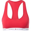 Tommy Hilfiger Tommy Hilfigertil kvinder. UW0UW03820 Bralette Icon 2.0 Uforet rød (M), Afslappet, Sport, Bomuld, Multisport