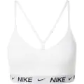 Nike Justerbar Nike Indy-sports-bh med indlæg og let støtte til kvinder - hvid