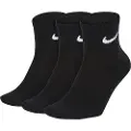 Nike Everyday Lightweight-ankeltræningsstrømper (3 par) - sort