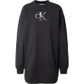 Calvin Klein Embroidered Monologo Langærmet Kort Kjole