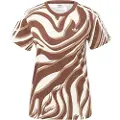 Adidas Originals Abstract Allover Animal Print T-shirt Med Korte ærmer