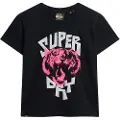 Superdry Indigo Workwear Cap Lo-fi Rock Graphic Fitted T-shirt Med Korte ærmer