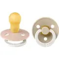BIBS Colour 2 Pack - Blush/Vanilla NIGHT - Maat 3 Spenen