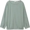 Tom Tailor 1044148 Batwing Herringbone 3/4 ærmet T-shirt