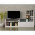 Hannah Home - Mediebænk Dolunay - Hvid - Tv-bænke & mediebænke - - Homeroom